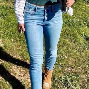 MOTHER Light Blue Skinny Jeans